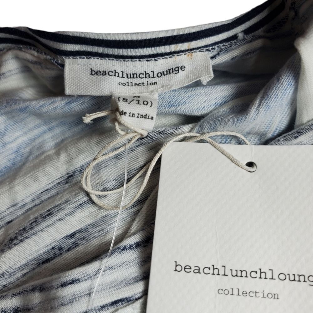 NEW BEACH LUNCH LOUNGE striped dress M - Picture 3 of 5